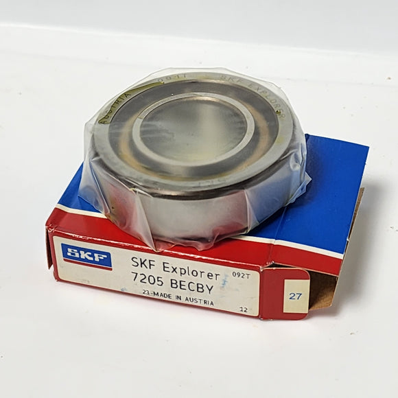 SKF 7205 BECBY (Explorer) Single Row Angular Contact Ball Bearing