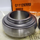Timken (Fafnir) G1112KRRB Ball Insert Bearing - Cylindrical Bore, 1-3/4 in ID