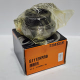 Timken (Fafnir) G1112KRRB Ball Insert Bearing - Cylindrical Bore, 1-3/4 in ID