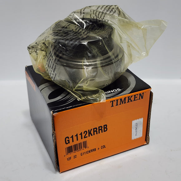 Timken (Fafnir) G1112KRRB Ball Insert Bearing - Cylindrical Bore, 1-3/4 in ID