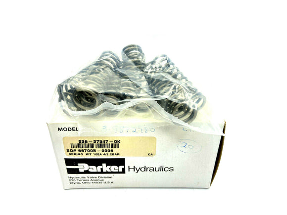 PARKER (DENISON) GOLD CUP 036-27547-0K 4/2.2 BAR HYDRAULIC VALVE SPRING